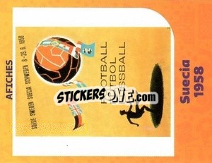 Sticker Sweden 1958 - World Cup Qatar 1930-2022 - Iconos