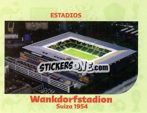 Cromo Wankdorfstadion-1954 - World Cup Qatar 1930-2022 - Iconos