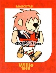 Sticker Willie-1966 - World Cup Qatar 1930-2022 - Iconos