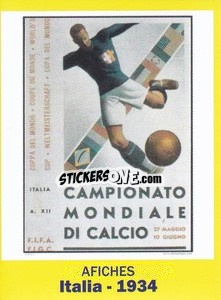Sticker 1934 - World Cup Brasil 1930-2014 - Iconos