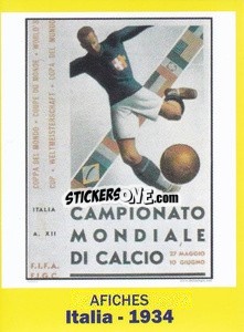 Sticker 1934 - World Cup Brasil 1930-2014 n. 43 - Iconos