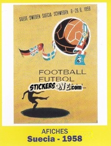 Sticker 1958 - World Cup Brasil 1930-2014 - Iconos