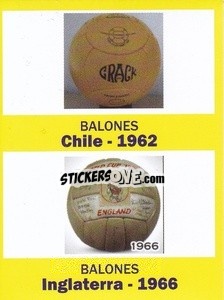Sticker 1962-1966 - World Cup Brasil 1930-2014 - Iconos