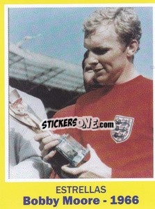 Sticker 1966 - Bobby Moore - World Cup Brasil 1930-2014 - Iconos