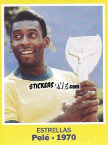 Sticker 1970 - Pele - World Cup Brasil 1930-2014 n. 97 - Iconos