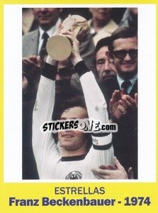 Sticker 1974 - Franz Beckenbauer - World Cup Brasil 1930-2014 n. 98 - Iconos