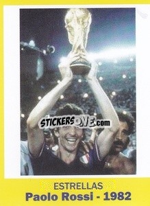 Sticker 1982 - Paolo Rossi - World Cup Brasil 1930-2014 - Iconos
