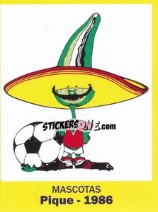 Sticker 1986 - World Cup Brasil 1930-2014 n. 6 - Iconos