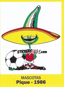 Sticker 1986 - World Cup Brasil 1930-2014 - Iconos