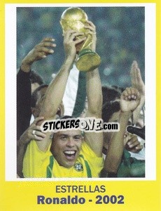 Sticker 2002 - Ronaldo - World Cup Brasil 1930-2014 n. 105 - Iconos