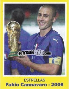 Sticker 2006 - Fabio Cannavaro - World Cup Brasil 1930-2014 n. 106 - Iconos