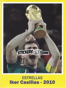 Sticker 2010 - Iker Casillas - World Cup Brasil 1930-2014 n. 107 - Iconos