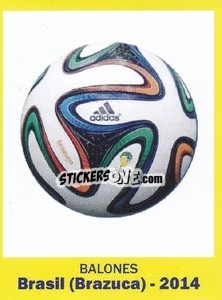 Sticker 2014 - World Cup Brasil 1930-2014 n. 41 - Iconos