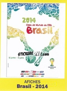 Sticker 2014 - World Cup Brasil 1930-2014 n. 61 - Iconos