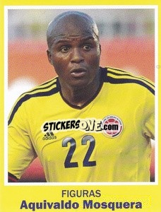 Sticker Aquivaldo Mosquera - World Cup Brasil 1930-2014 n. 76 - Iconos