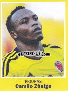 Sticker Camilo Zuniga - World Cup Brasil 1930-2014 n. 70 - Iconos