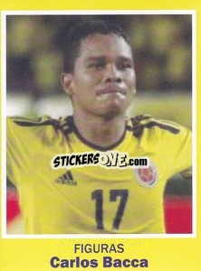 Sticker Carlos Bacca - World Cup Brasil 1930-2014 n. 87 - Iconos