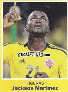 Sticker Jackson Martinez - World Cup Brasil 1930-2014 - Iconos