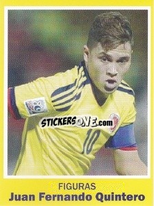 Sticker Juan Fernando Quintero - World Cup Brasil 1930-2014 n. 85 - Iconos