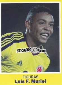 Sticker Luis F. Muriel - World Cup Brasil 1930-2014 n. 86 - Iconos