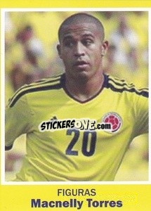 Sticker Macnelly Torres - World Cup Brasil 1930-2014 - Iconos