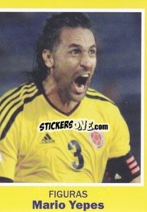 Sticker Mario Yepes - World Cup Brasil 1930-2014 n. 72 - Iconos