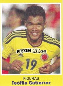 Sticker Teofilo Gutierrez - World Cup Brasil 1930-2014 - Iconos