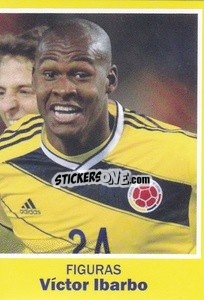 Sticker Victor Ibarbo - World Cup Brasil 1930-2014 n. 88 - Iconos