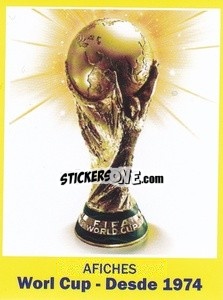 Sticker World Cup Desde 1974 - World Cup Brasil 1930-2014 - Iconos