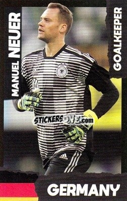 Sticker Manuel Neuer -  Top Teammates Card Game 2020 n. 13 - Kick!