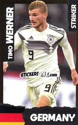 Sticker Timo Werner -  Top Teammates Card Game 2020 n. 15 - Kick!