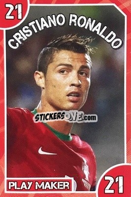 Cromo Cristiano Ronaldo - Footy Bingo! 2014 - Kick!