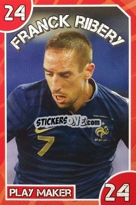 Sticker Franck Ribery - Footy Bingo! 2014 - Kick!