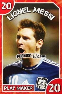 Sticker Lionel Messi - Footy Bingo! 2014 - Kick!