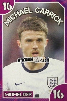 Sticker Michael Carrick - Footy Bingo! 2014 n. 16 - Kick!