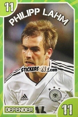 Sticker Philipp Lahm - Footy Bingo! 2014 n. 11 - Kick!