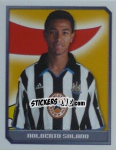 Sticker Nolberto Solano - Premier League Inglese 1999-2000 n. 346 - Merlin