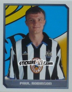 Figurina Paul Robinson - Premier League Inglese 1999-2000 - Merlin