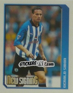 Sticker Gerald Sibon (New Signing) - Premier League Inglese 1999-2000 - Merlin