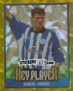 Figurina Wim Jonk (Key Player) - Premier League Inglese 1999-2000 - Merlin