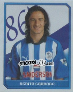 Cromo Benito Carbone - Premier League Inglese 1999-2000 - Merlin