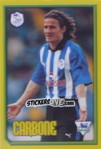 Sticker Carbone (Head to Head) - Premier League Inglese 1999-2000 n. 383 - Merlin