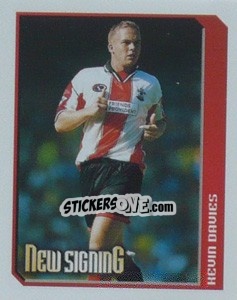 Sticker Kevin Davies (New Signing) - Premier League Inglese 1999-2000 - Merlin