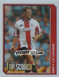 Cromo Matt Le Tissier (Top Scorer) - Premier League Inglese 1999-2000 - Merlin