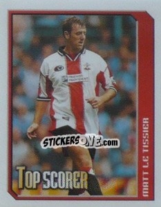 Sticker Matt Le Tissier (Top Scorer) - Premier League Inglese 1999-2000 n. 389 - Merlin