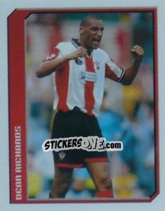 Sticker Dean Richards (Star Defender) - Premier League Inglese 1999-2000 n. 406 - Merlin