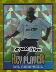 Sticker Sol Campbell (Key Player) - Premier League Inglese 1999-2000 - Merlin