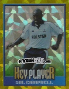 Sticker Sol Campbell (Key Player) - Premier League Inglese 1999-2000 n. 440 - Merlin