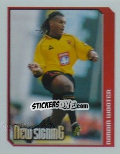Figurina Nordin Wooter (New Signing) - Premier League Inglese 1999-2000 - Merlin