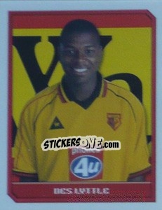 Sticker Des Lyttle - Premier League Inglese 1999-2000 - Merlin